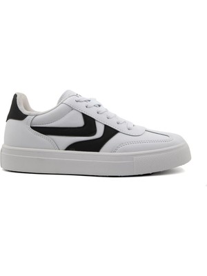Marka Sesi Mp 262-7086 Beyaz-Siyah Unisex Sneakers