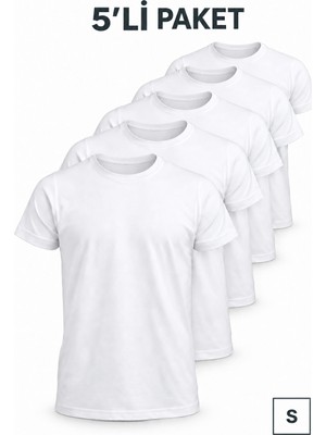 Sanal Bayim Sublimasyon Polyester Tişört S 5li Paket