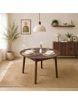 Uvi Collection Vina Luxe Açılır Yuvarlak Mutfak Masası