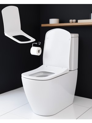 Slim Yavaş Kapanan Klozet Kapağı Uczzzkareklozetkapağı