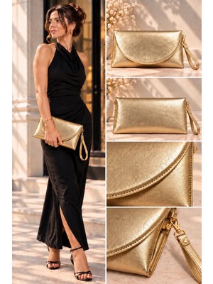 SS Trend Store Kadın Portföy Çanta Bilek Askılı Clutch Abiye El Çantası