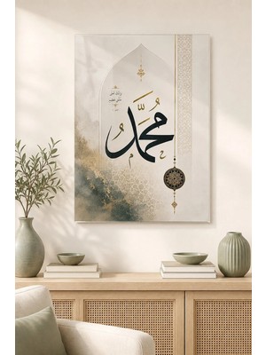 Painted Anarchy Hazreti Muhammed 1 Hat Sanatı Cam Tablo Dini Tablo