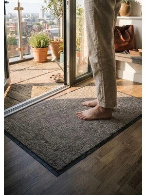 As Floor Princess Nem Alıcı Paspas Kapı Önü Paspası Kahverengi