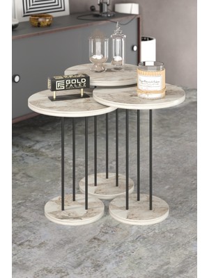 Ulu Pazarlama Metal Terra Zigon Efes Beyaz 3'lü