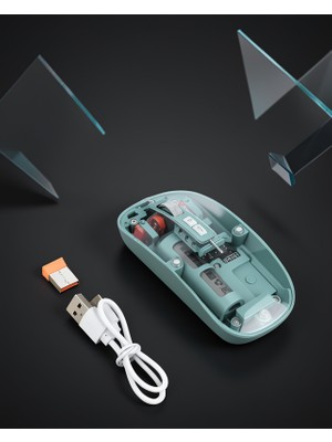 Kablosuz Mouse Yeşil M223