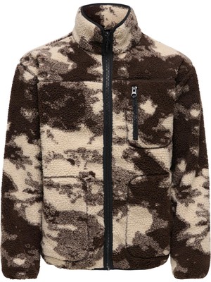 Only & Sons Wadud Erkek Kahverengi Polar Ceket (22037467-CBN)