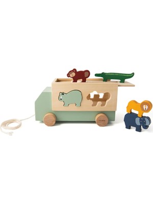 Trixie - Wooden Anımal Truck - Ahşap Hayvan Kamyonu