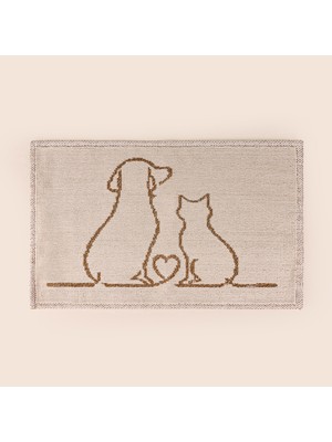 Evidea Soft Mia Çok Amaçlı Paspas - Ekru - 50X80 cm