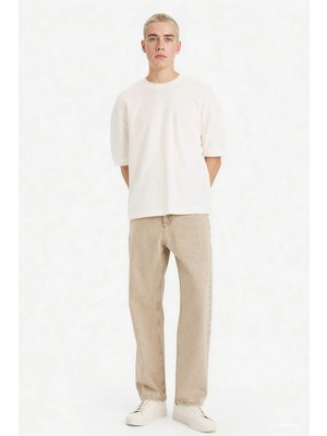 DeFacto Baggy Fit Normal Bel Geniş Paça Jean Pantolon F9000AX26SP