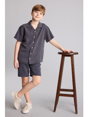 DeFacto Regular Fit Basic Şort Erkek Çocuk H5137A826SM
