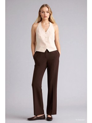 DeFacto Straight Fit Düz Paça Düz Paça Pantolon F7380AX26SP