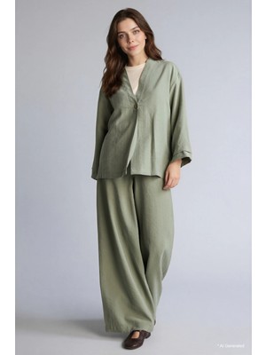 DeFacto Relaxed Fit Modal Pantolon H0330AX26SP
