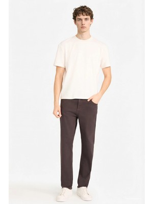 DeFacto Regular Fit Normal Kalıp Normal Bel Boru Paça Pantolon G6925AX25WN