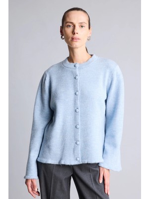 DeFacto Regular Fit Bisiklet Yaka Triko Hırka G8578AX26AU