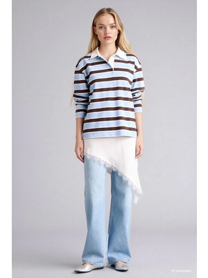 DeFacto 90's Wide Leg Yüksek Bel Boru Paça Jean Pantolon H0130AX26SP