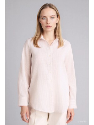 DeFacto %100 Pamuk Regular Fit Flamlı Tunik H0909AX26SP