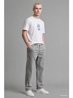DeFacto Wide Leg Geniş Kalıp Normal Bel Geniş Paça Jean Pantolon H8357AX26AU