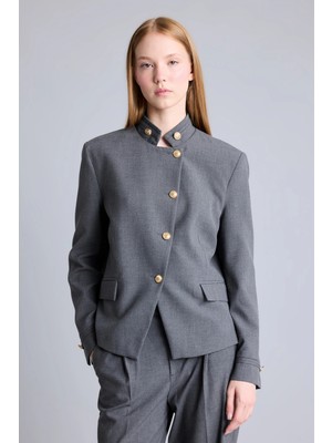 DeFacto Regular Fit Dik Yaka Blazer Ceket I3334AX26AU