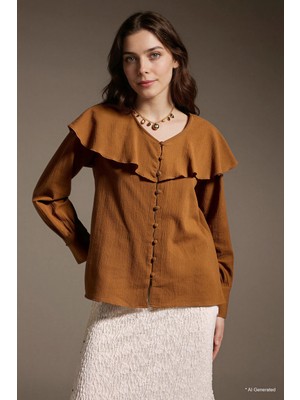 DeFacto %100 Pamuk Krinkıl Kumaş Tunik H0270AX26SP
