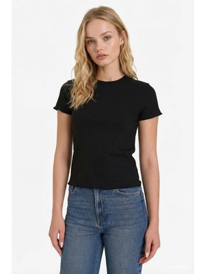 DeFacto Fitted Fitilli Kaşkorse Tişört K7064AZ26SP