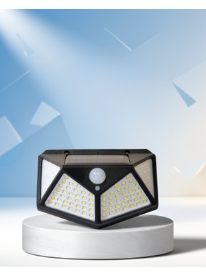 Kaliteyi Bul Güneş Enerjili 100 LED Hareket Sensörlü Dış Mekan Lamba