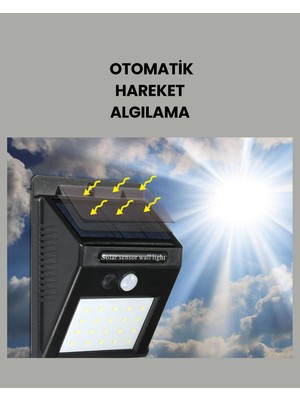 Kaliteyi Bul Güneşli 20 LED Hareket Sensörlü Dış Mekan Lambası