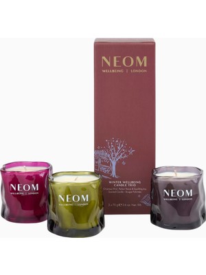 Neom 3'lü Yılbaşı Kokulu Mum Seti 3 x 75 G