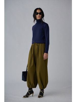 Suud Collection Lacivert Balıkçı Yaka Triko Kazak