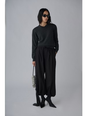 Suud Collection Füme Mona V Yaka Kazak