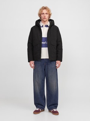 Jack & Jones Erkek Jprblamoon Waterproof Siyah Mont - 12301654