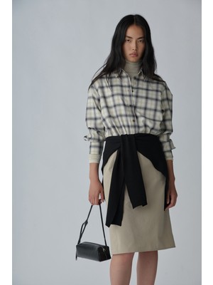 Suud Collection Siyah Nomi Triko Bel Kuşağı