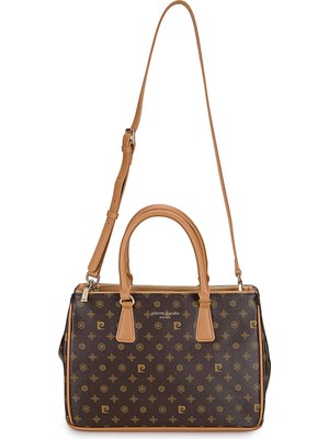 Pierre Cardin Kadın Premium Class Monogram Desenli Kol ve Omuz Çantası