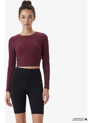Energetics Olene LS Kadın Bordo Antrenman T-Shirt.301