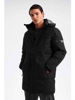 Reebok Uzun Kaban Erkek Siyah Genowefa Long Jacket