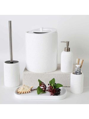 Selim Natural Banyo Seti Beyaz