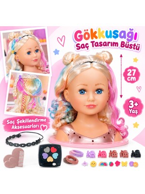 Sende Buldum 839379 Gökkuşağı Saç Tasarım Seti