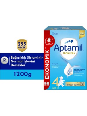 Aptamil 4 Prebiyotikli Çocuk Devam Sütü 1200 Gr