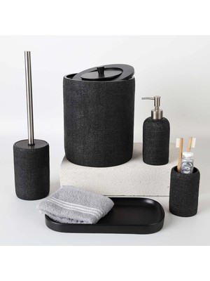 Selim Natural Banyo Seti Siyah