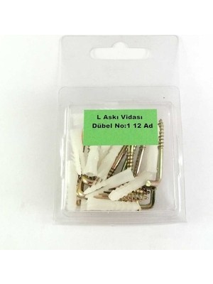 Bijonsan L Askı Vidası+Dübel No1