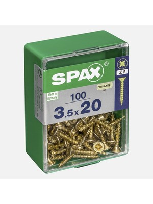 Spax Havşa Vida Sarı 3.5X20