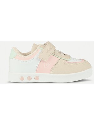 Vicco Sam Işıklı Kız Okul Öncesi Pudra Sneaker