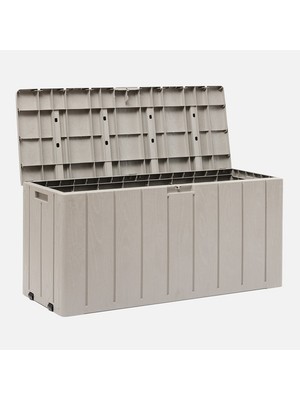 Toomax Multibox Bravo Çok Amaçlı Sandık 270 L Açık Gri