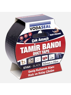 Vodaseal Duck Tape Tamir Bandı Siyah 50MMX25M