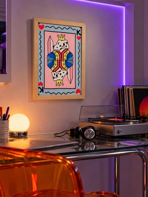 Studio RUE Ahşap Çerçeveli Kumaş Tablo