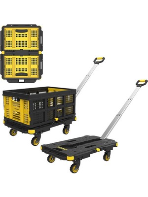 Stanley PC532B 137 kg Dört Tekerli Çekme Kollu Yük ve Paket Taşıma Arabası