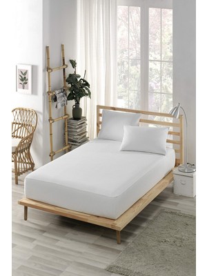 Happy Trend Parker Sıvı Geçirmez Alez Yatak Koruyucu Yatak Saran Çarşaflı Fitted Pamuklu (Tüm Ebatlar) (90X200)