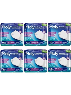 Happy Trend Yatak Koruyucu Örtü 60X90 Cm, 30'lu, Set Of 6, Normal Emicilik