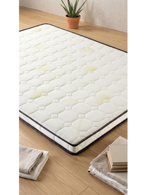 Happy Trend Sünger Şilte 120X200 Yer Yatağı Aloe 9 +-1cm cm Ped Yatak Şiltesi Pedi Topper Mattress