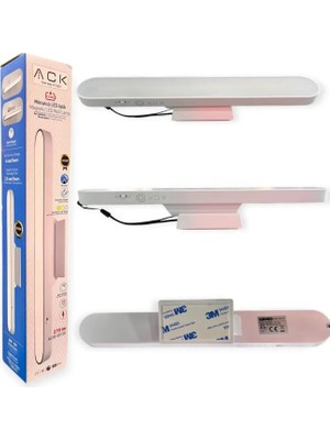 Ack Sarjli Dokunmatik Dimli Beyaz Gövde Miknatisli LED Aplik 4W IP20 AC05-00130