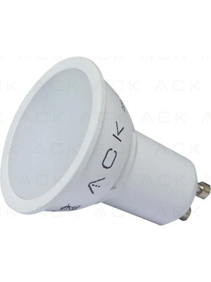 Ack 7W 220-240V GU10 4000K Smd Difüzörlü LED Ampul AA24-00751